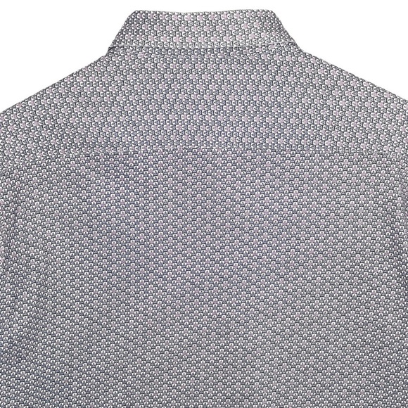 Stone Rose Shirt Mens XL Button Up Subtle Marijuana Leaf Novelty Print - Picture 8 of 12